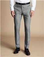 Slim Fit Pure Wool Suit Trousers