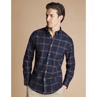 Slim Fit Non Iron Pure Cotton Twill Shirt
