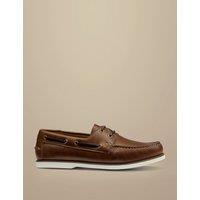 Leather Slip-On Boat Shoes