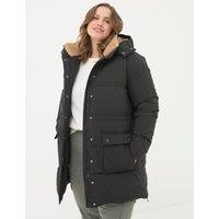 Hooded Longline Puffer Coat