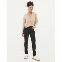 Pure Cotton Mid Rise Skinny Cargo Jeans