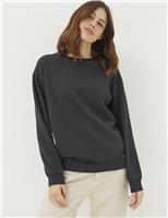 Pure Cotton Crew Neck Sweat-shirt