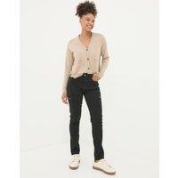 Pure Cotton Mid Rise Skinny Cargo Jeans