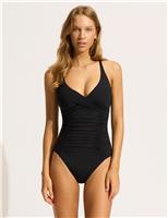 Collective Ruched Swimsuit