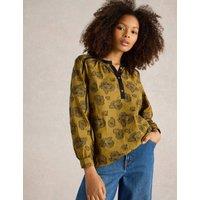 Fawn Jacquard Top