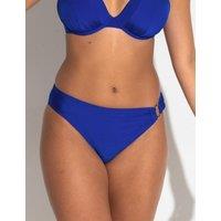 Pour Moi Samoa Ring Detail Bikini Bottoms Blue