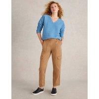 Lyocell Blend Cargo Trousers