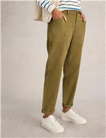 Cotton Blend Trousers
