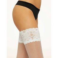 Wolford Satin Touch 20 Stay-Up White
