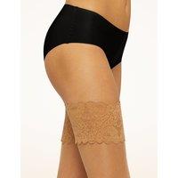 Wolford Satin Touch 20 Stay-Up Dark Beige