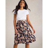 Flora Knee Length A-Line Skirt