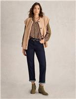 High Waisted Straight Leg Jeans