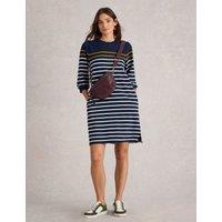 Pure Cotton Striped Mini T-Shirt Dress