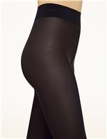 Wolford Velvet de Luxe 66 Tights Navy