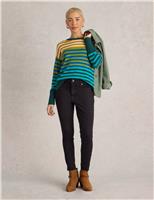 Skinny Mid Rise Ankle Grazer Jeans