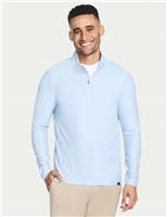 Go Dri Funnel Neck Long Sleeve Top