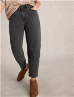 Mid Rise Straight Leg Tapered Jeans