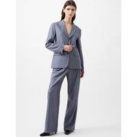 Pinstripe Single Breasted Blazer