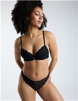 Mollie Lace Wired Plunge Bra (A-E)