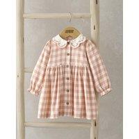 Pure Cotton Gingham Dress (0-3 Yrs)