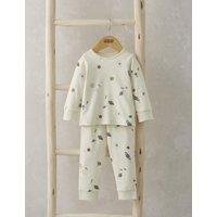 Pure Cotton Planet Print Pyjamas (0-36 Mths)