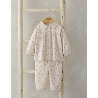 Pure Cotton Cherry Pyjamas (0-3 Yrs)
