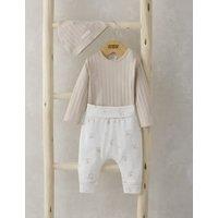 3pc Pure Cotton Duck Print Outfit (0-9 Mths)