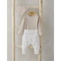 3pc Pure Cotton Duck Print Outfit (0-9 Mths)