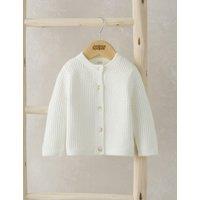 Mamas & Papas Knitted Cardigan (0-9 Mths) White
