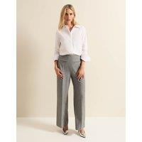 Pleated Wide Leg Trousers