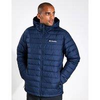 Columbia Powder Lite II Hooded Quilted Puffer Jacket Navy
