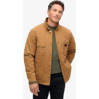 Superdry & Co Pure Cotton Utility Chore Jacket Brown