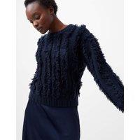 Textured Crew Neck Jumper