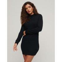Pure Merino Wool Knitted Mini Relaxed Dress