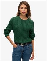 Slouchy Cable Knit Jumper