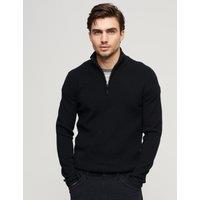 Merino Wool Rich Half Zip Jumper