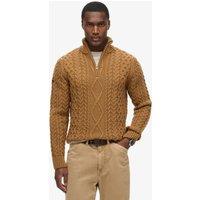 Wool Blend Half Zip Jumper