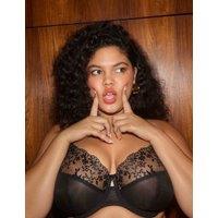 Elomi Zarla Lace Wired Full Cup Bra (E-K) Black