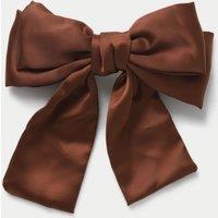 Chocolate Satin Bow
