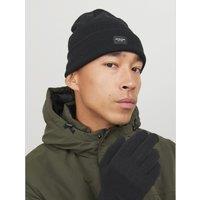 Knitted Beanie Hat and Gloves Gift Set