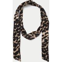 Leopard Satin Scarf