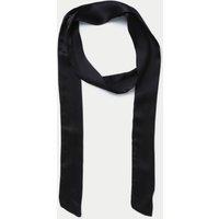 Black Satin Look Scarf