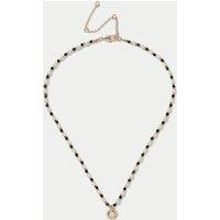 Pearl Beaded Pendant Necklace