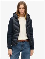 Hooded Padded Quilted Jacket