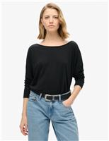 Jersey Wide Neck Top
