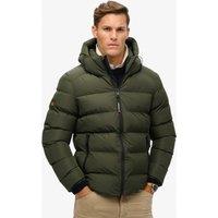 Superdry & Co Hooded Puffer Jacket Khaki