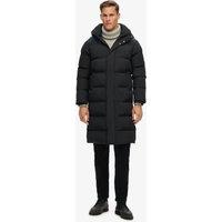 Hooded Padded Longline Parka Jacket