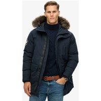 Superdry & Co Hooded Padded Parka Jacket Navy