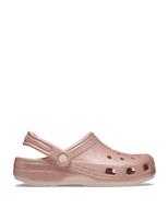 Crocs Glitter Flat Clogs Light Pink