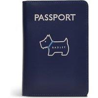 Heritage Dog Outline Leather Passport Cover